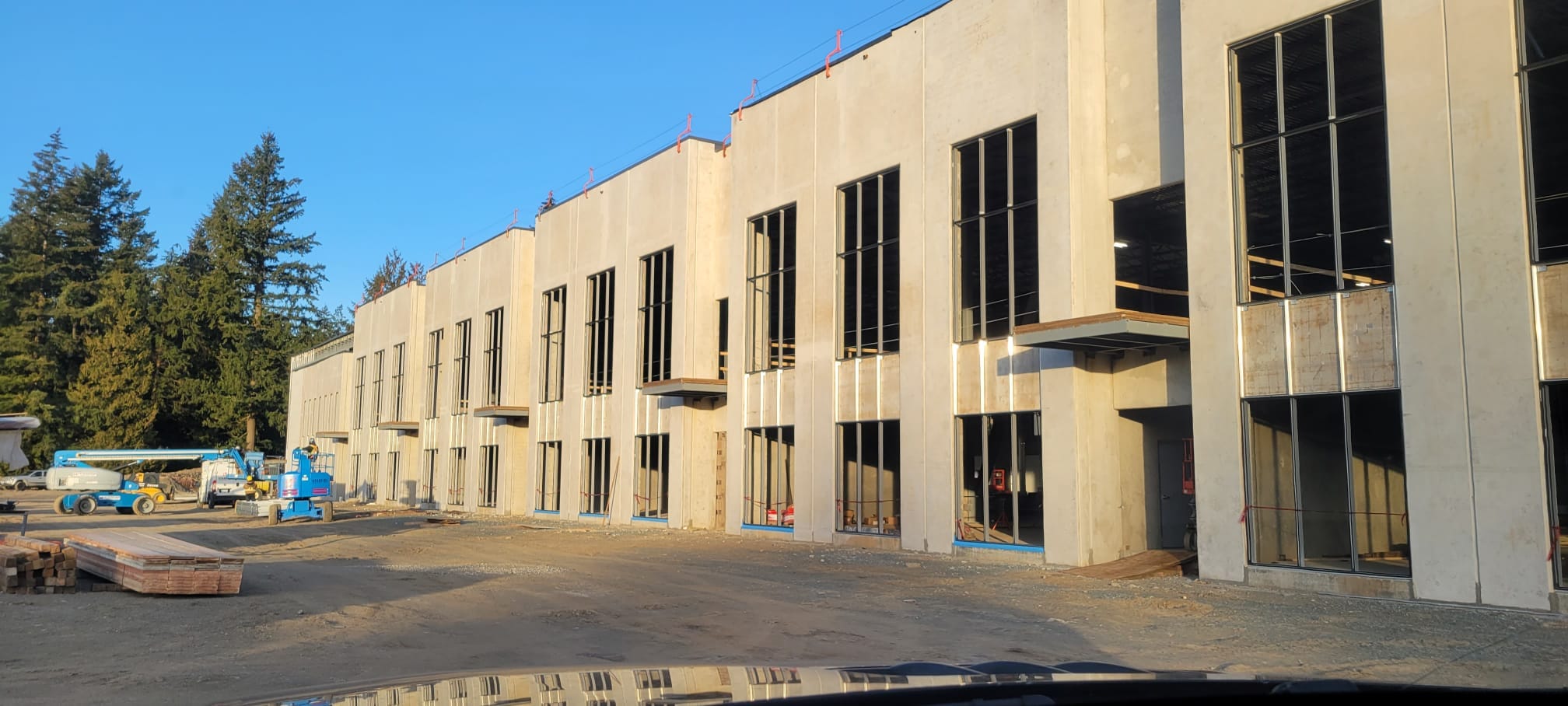 Commercial painting contractor in Vancouver applying industrial coating